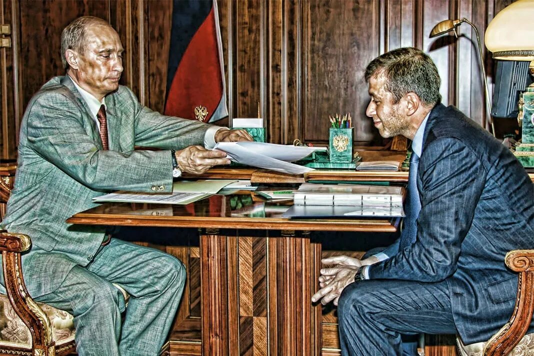 Абрамович и Ельцин. Нато коррупция