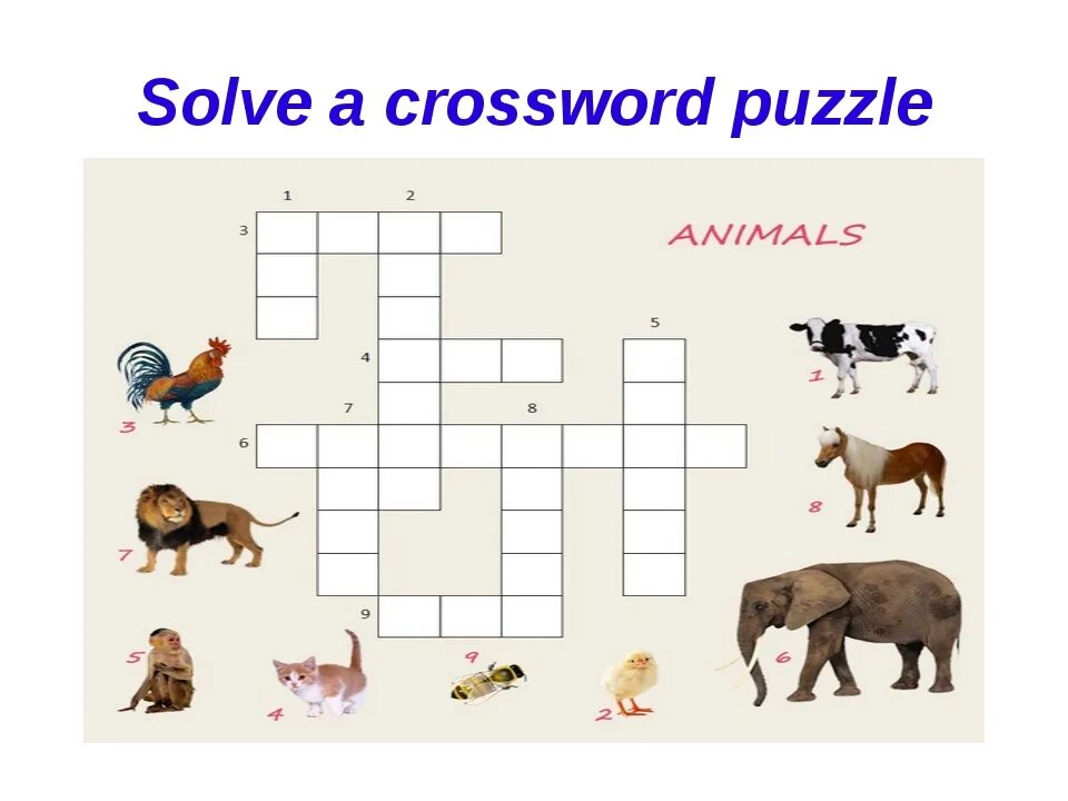 Кроссворд по английскому языку 2 класс с ответами про животных. Кроссворд по английскому про животных. Английский крассворддля детей. Кроссворд на англ. Кроссворд на английском на тему животные
