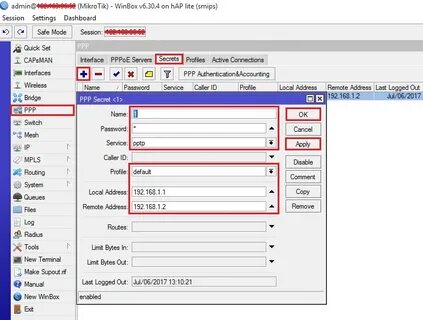 Mikrotik перенаправление портов