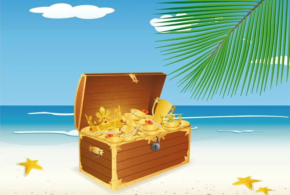 Сокровища на берегу моря. Пиратский сундук с золотом. Сундук море текст. Пиратский сундук с сокровищами. Клад на дне океана.