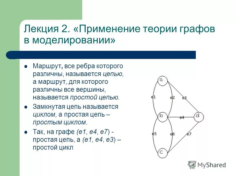 Задачи на замкнутую цепь