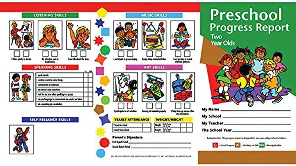 Progress card. Report card. school report. анализ в preschool.