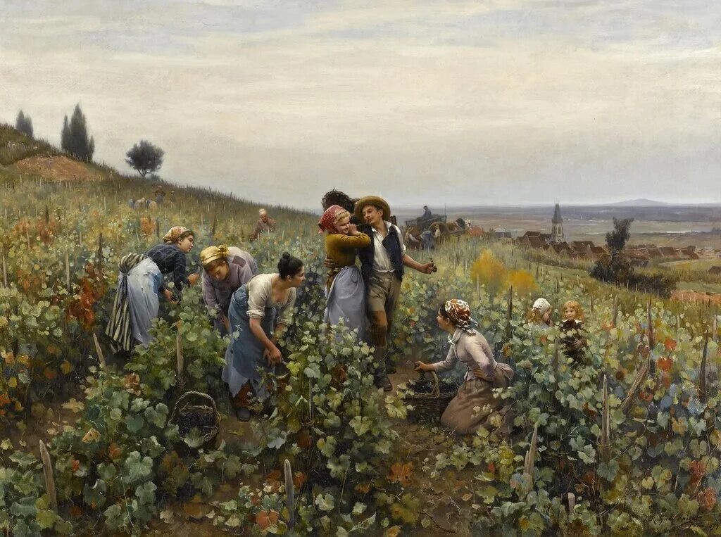 Художник Daniel Ridgway Knight. Картины Даниэля РИДЖУЭЙЯ Найта. Художник Daniel Ridgway Knight (1839-1924). Даниэль Риджуэй Найт картины. Сезонная работа крестьян вне места жительства