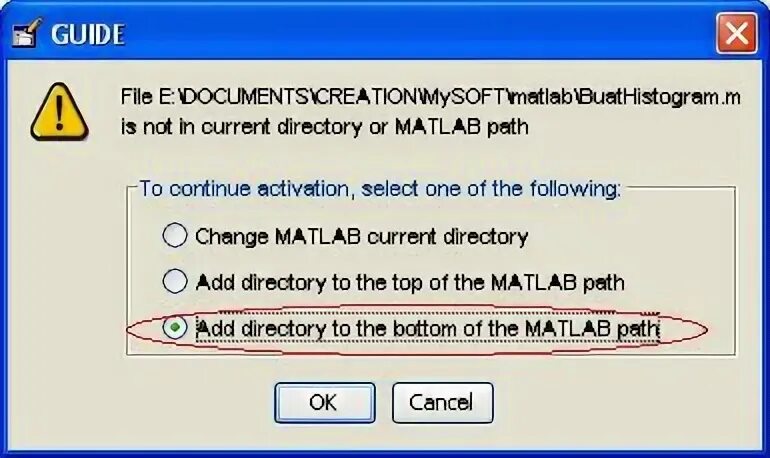 Adding this directory to path