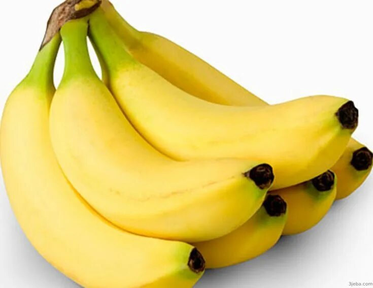 Красивый банан. Цвет банана. 5 yellow bananas. Cut banana. Желтый банан.