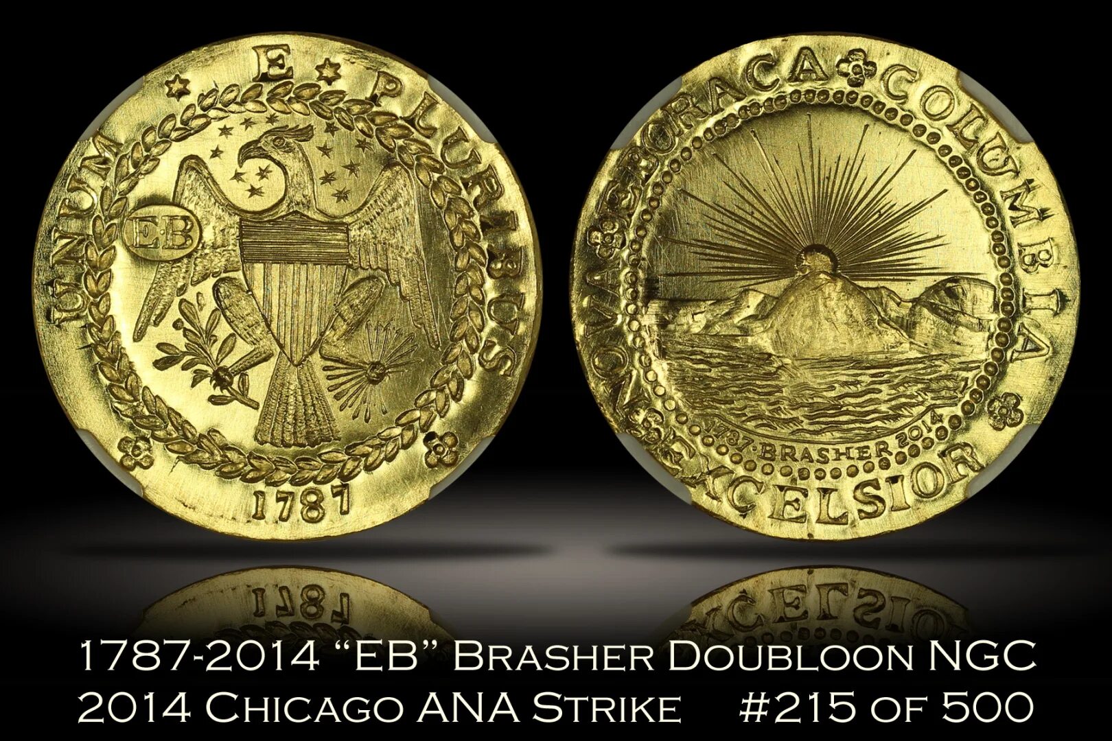 Самая редкая монета в мире. Brasher doubloon 1787. монета brasher doubloon. золотой дублон брашера 1787 г. золотая монета 1787.