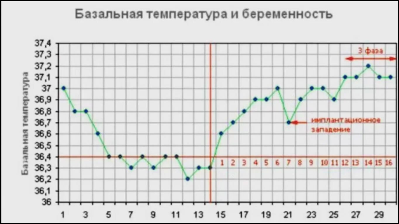 Температура перед месячными сколько