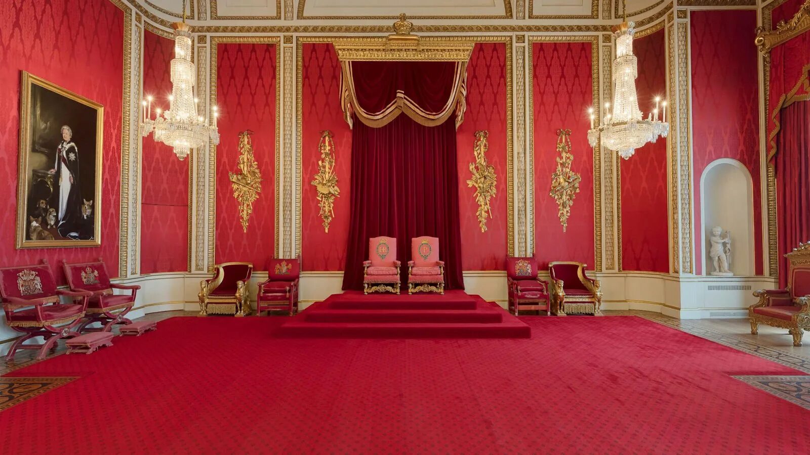 Buckingham palace was built for a king