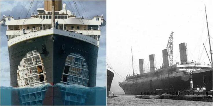 Titanic was one of the first ships to have a swimming pool. Description from sty