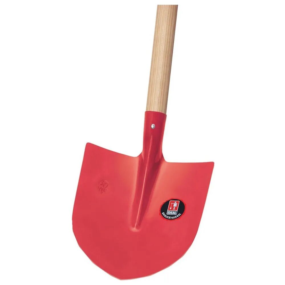 Лопата усиленная Kraftspaten idealspaten. Schaufel. Stiel. Krazy beaver Shovel (Red Textured head / Yellow Handle). E handled