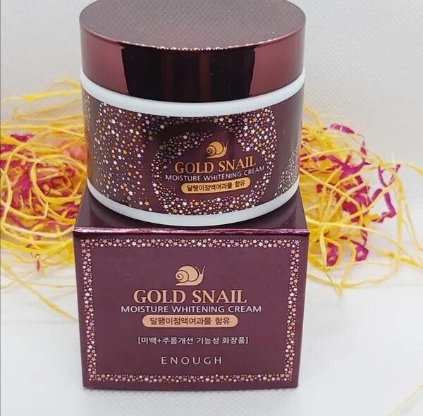 Крем enough Gold Snail Moisture Whitening Cream. Enough осветляющий крем Gold Snail. Enough крем для лица с муцином улитки enough Gold Snail Moisture Whitening Cream 50мл. Enough Gold Snail Moisture Whitening Cream осветляющий крем с муцином улитки, 50 г.