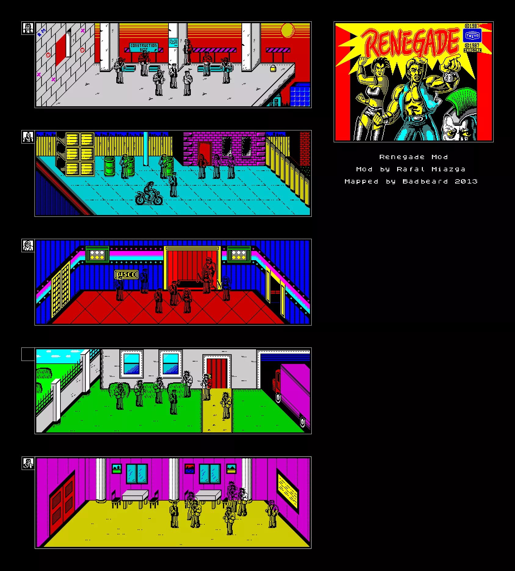 Эмуляторы zx spectrum для windows. Renegade zx spectrum. renegade игра spectrum. zx spectrum renegade 3 й уровень. компьютерные игры на спектрум в ссср.
