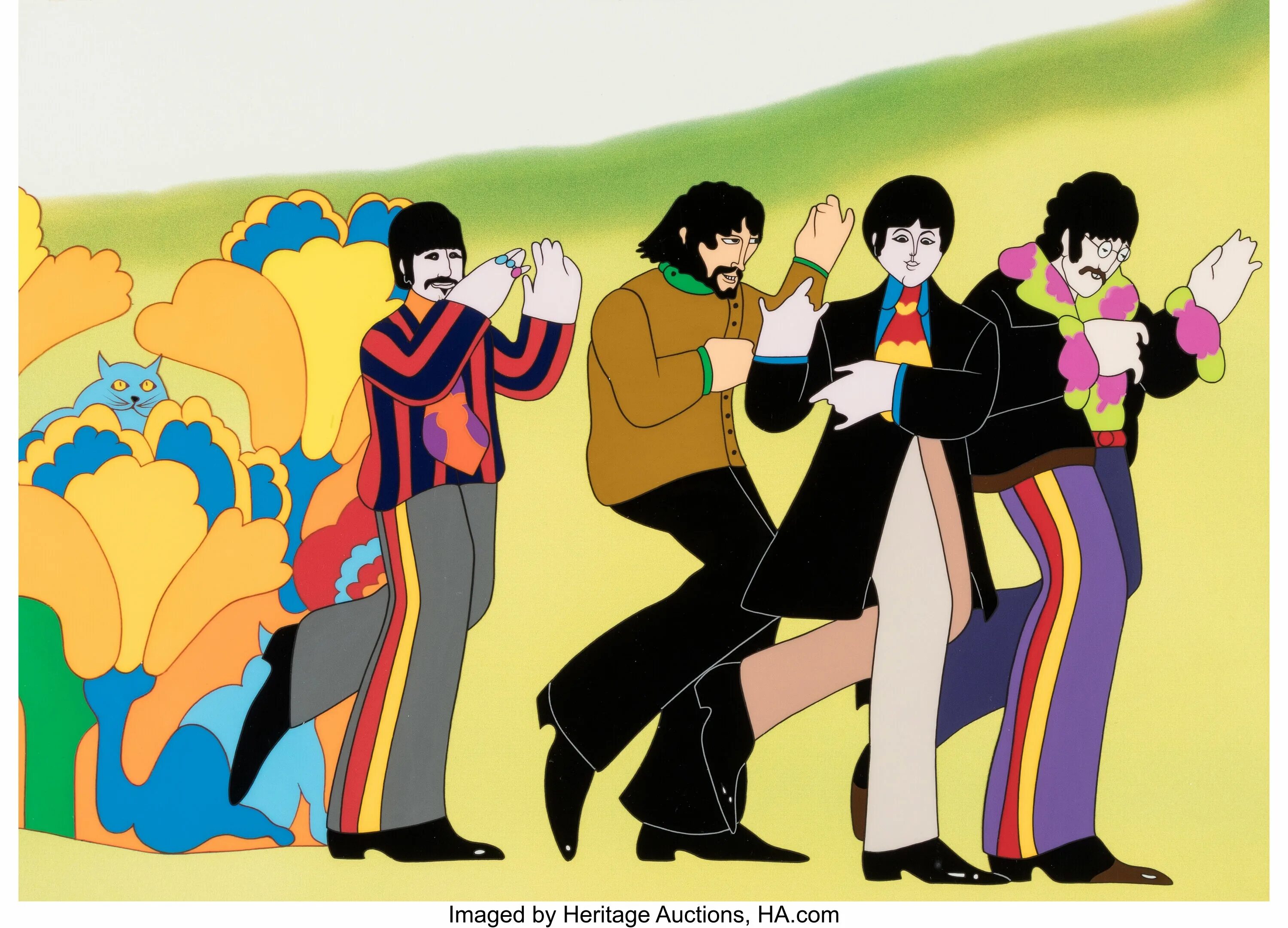 Желтая в песне битлз. Битлз Yellow Submarine. Beatles жёлтая подводная лодка. Пол Маккартни желтая подводная лодка.