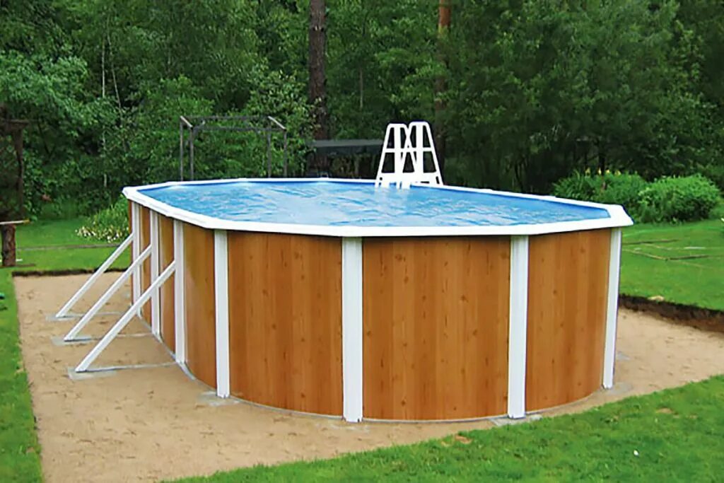Бассейн azuro 404dl. Полу каркасный бассейн. 35. Бассейн каркасный 427х122см. 57.