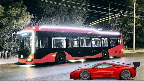 Новые красные троллейбусы