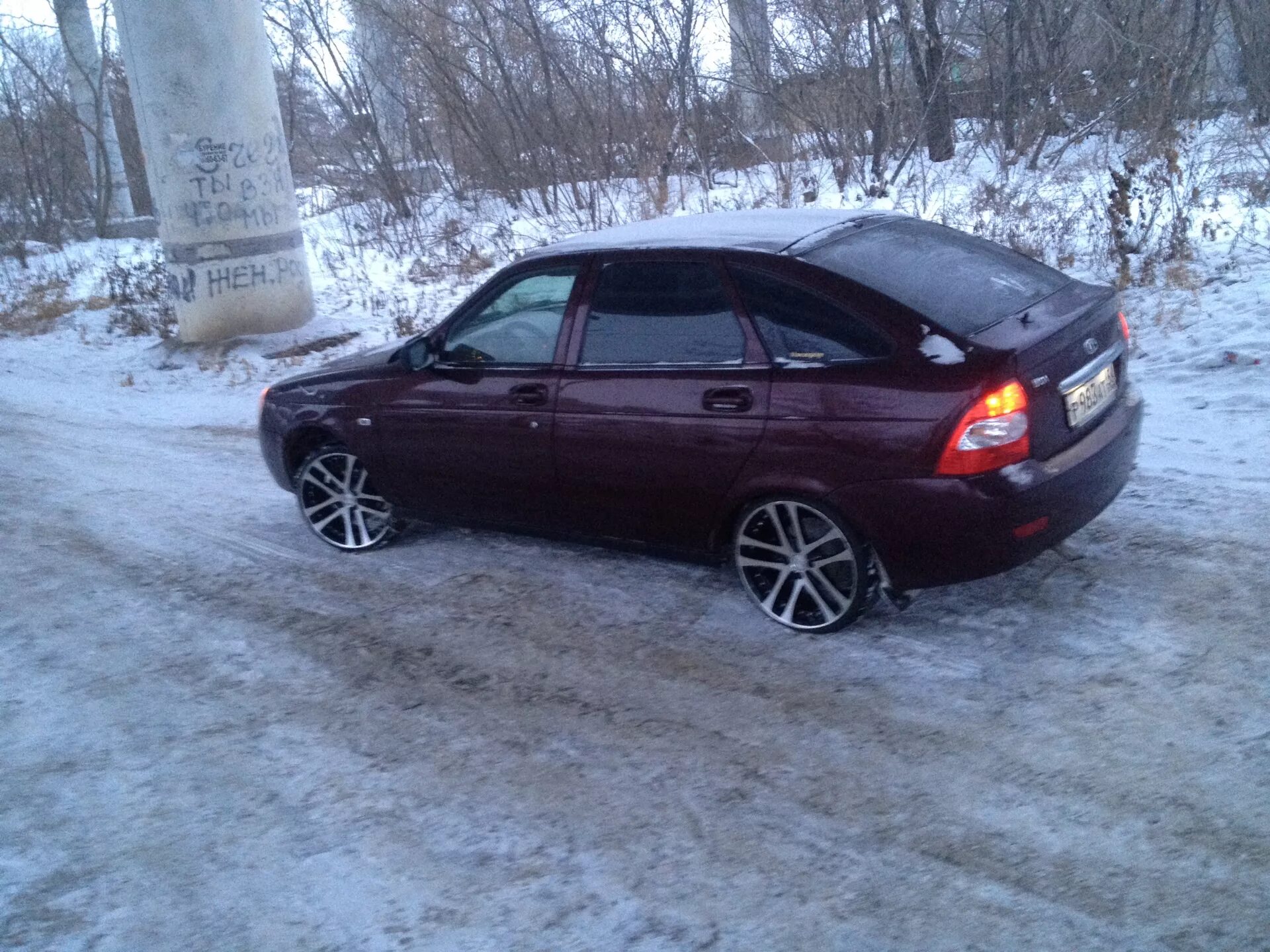 Тапули))) Lada Приора хэтчбек, 1,7 л, 2008 года колёсные диски DRIVE2