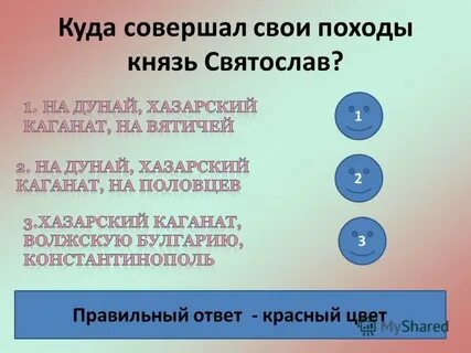Расположить в хронологической последовательности имена князей