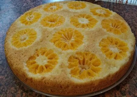 Пирог с мандаринами рецепт