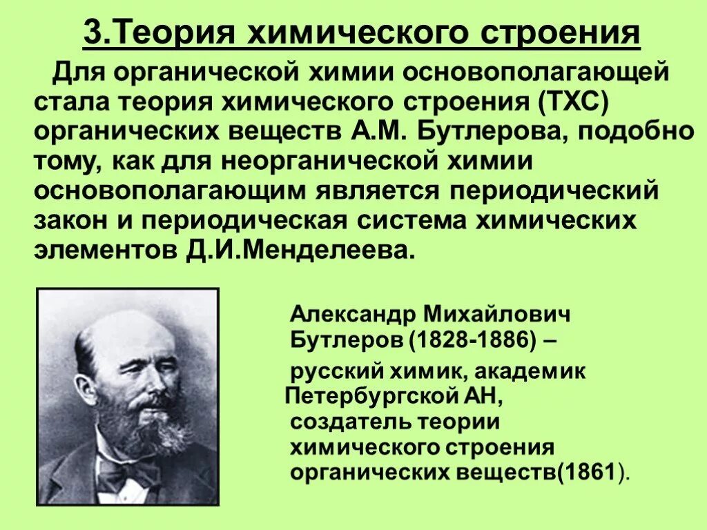 Теория Бутлерова. Теория органическая химии Бутле. Теория химического строения. Теория химического строения Бутлерова.