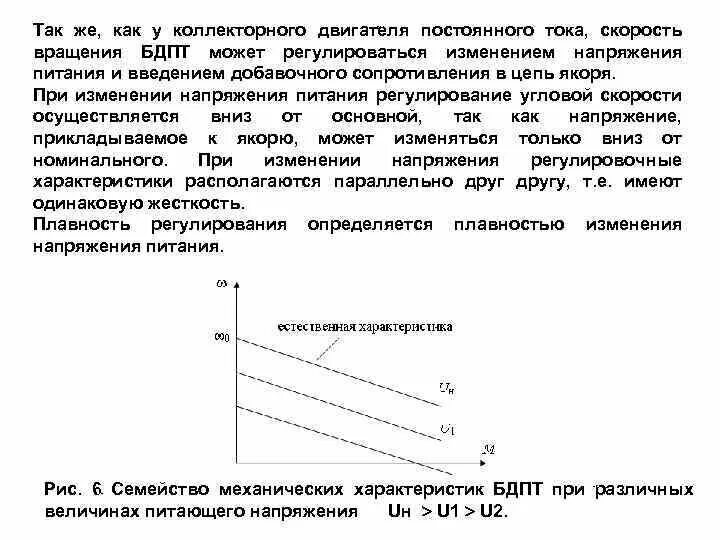 Изменение питающего напряжения