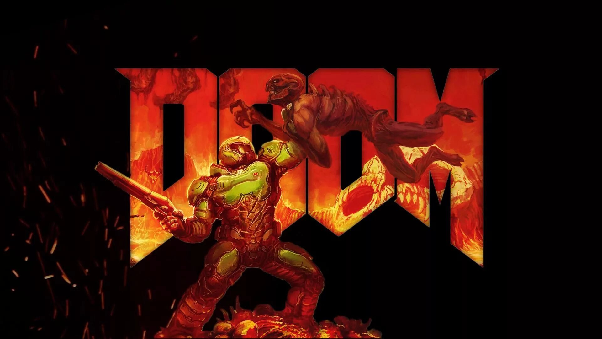 Doom os. Doom 2016 doomguy.