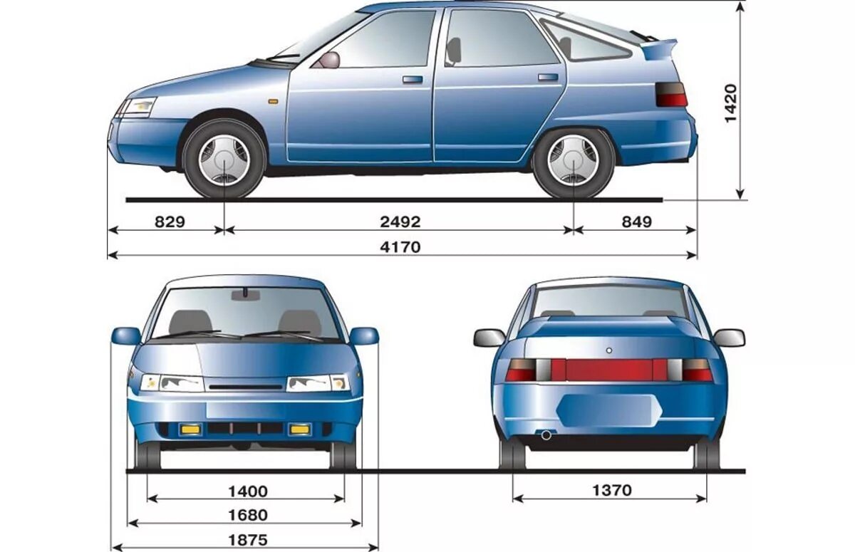 Габариты автомобилей ваз. Габариты автомобиля ВАЗ 2112. Ширина ВАЗ 2112 хэтчбек. Габариты машины ВАЗ 2112. ВАЗ 2112 ширина кузова.