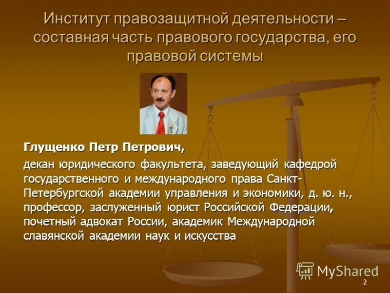 понятие правозащитной деятельности