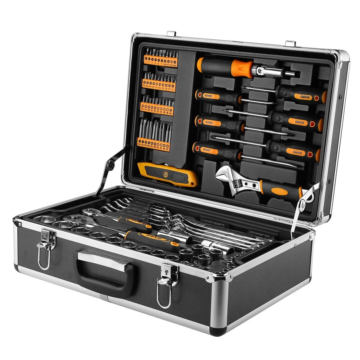 Tool premium. Профессиональный набор инструментов deko dkmt95 premium, 95 предметов. набор инструментов для авто deko dkmt82 (82шт.). 90537844набор инструментов deko dkmt. набор инструмента и оснастки в чемодане deko dkmt200 (200 предметов).