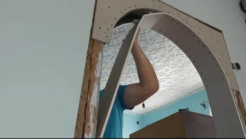 Как сделать дома дверную арку