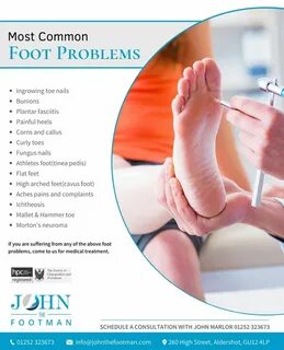 Foot hurting were