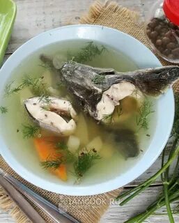 Блюдо уха из рыбы