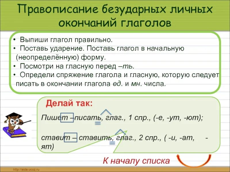 Отрабатываем правописание безударных личных окончаний глаголов исключений. Спряжение глагола. Правописание безударных личных окончаний глагола. Правописание безударных личных окончаний глаголов. Безударные личные окончания глаголов. Безудаоноличные окончания глаголов.