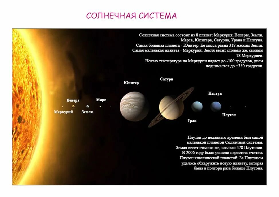 Масса планет меньше земли