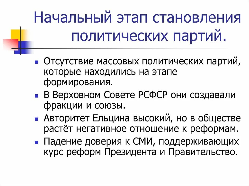 Становление партий в россии. Формирование политических партий. Формирование политических партий в России. Этапы становления политических партий. Начальный этап становления политических партий.