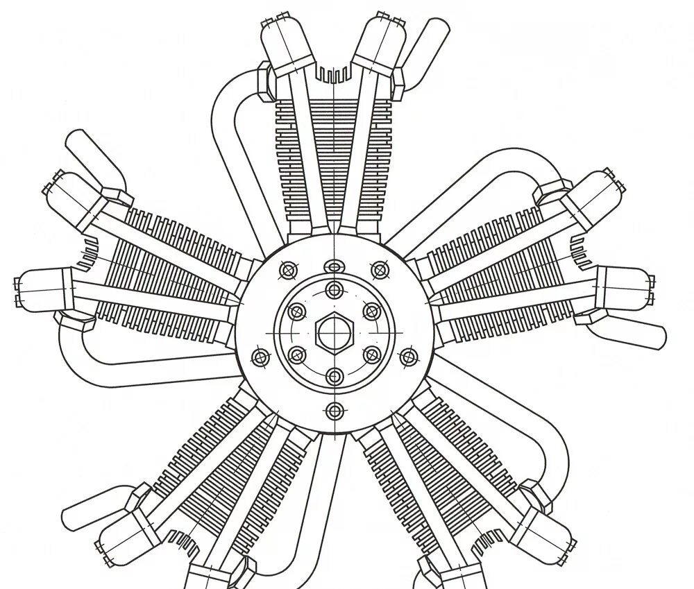 Radial engine