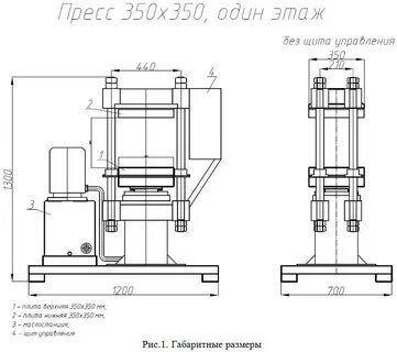Пресс 350 350