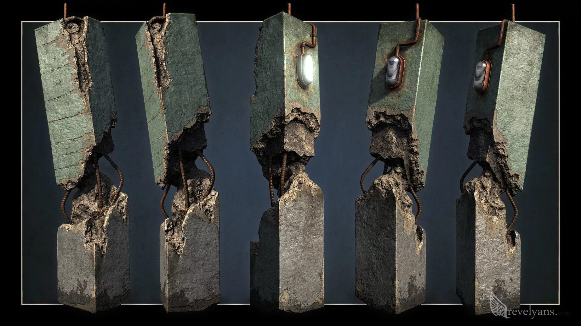 Damaged blocks