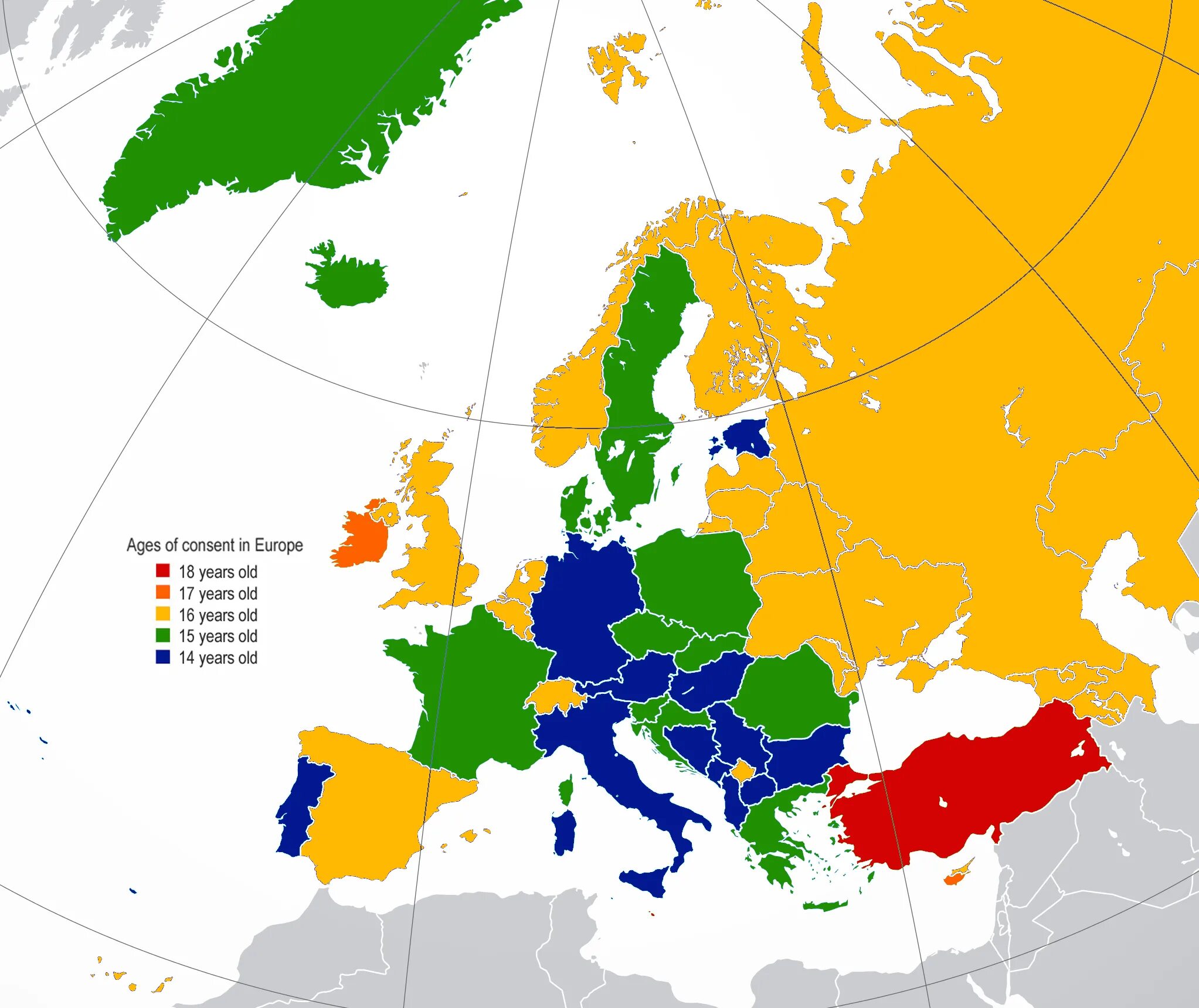 Возраст согласия в Европе карта. Возраст согласия в европейских странах. Age of consent карта. Карта возраста согласия в мире. Age of consent