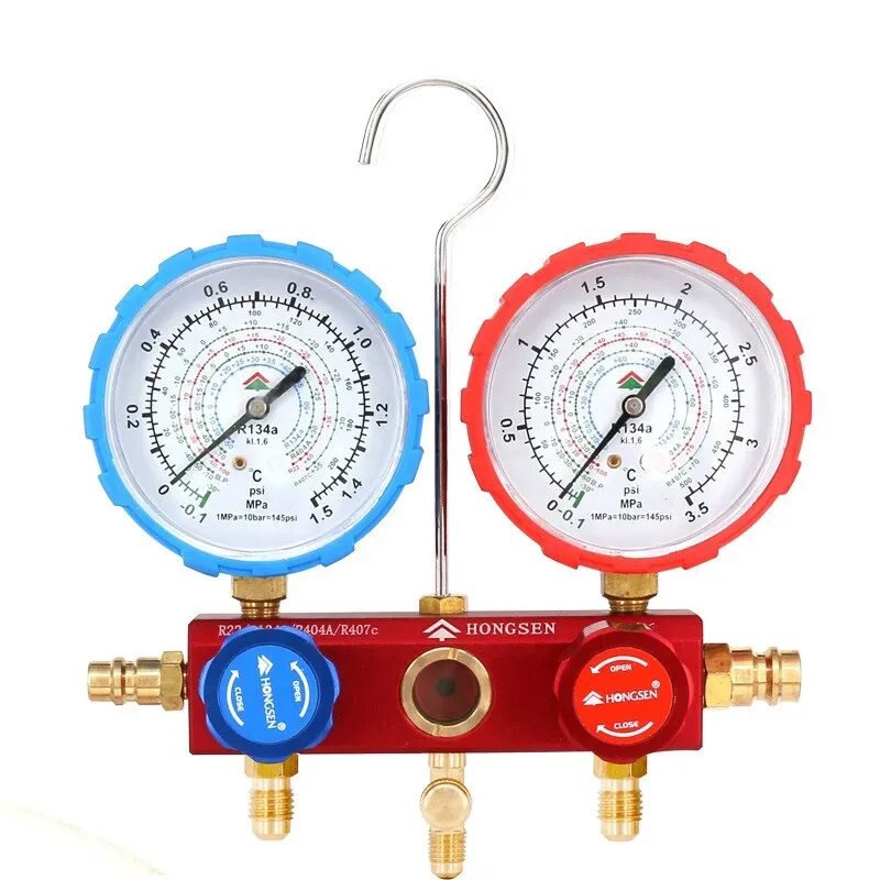 Давление фреона в автомобиле. Манометр для измерения давления 410 фреона. Манометр для кондиционера 410 фреоном. Манометр высокого давления для хладагента r134a. Манометр r410 низкого давления.