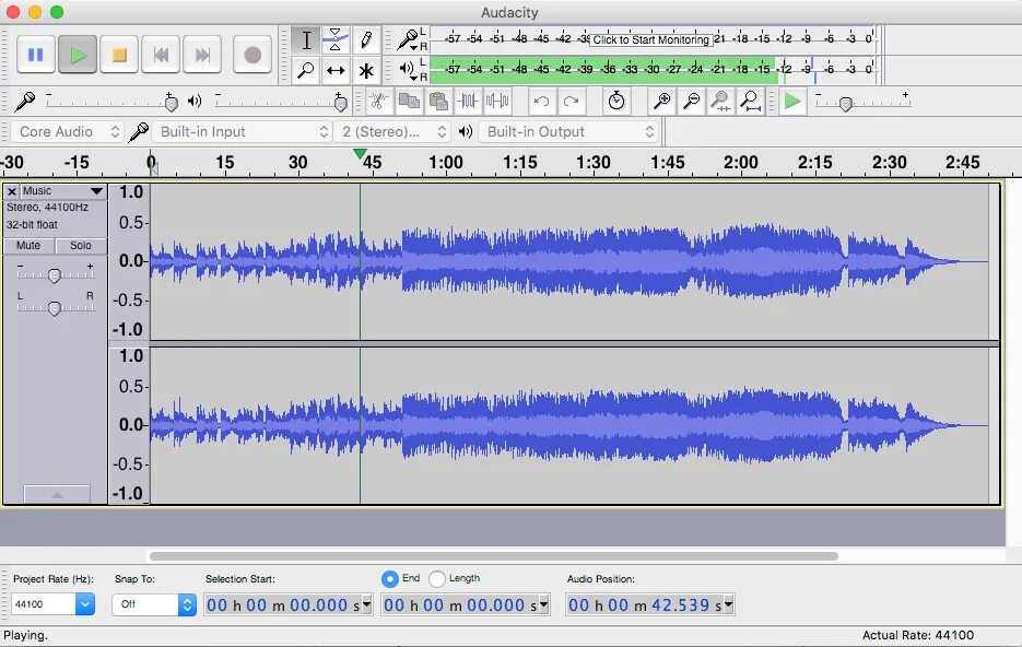 Audio запись
