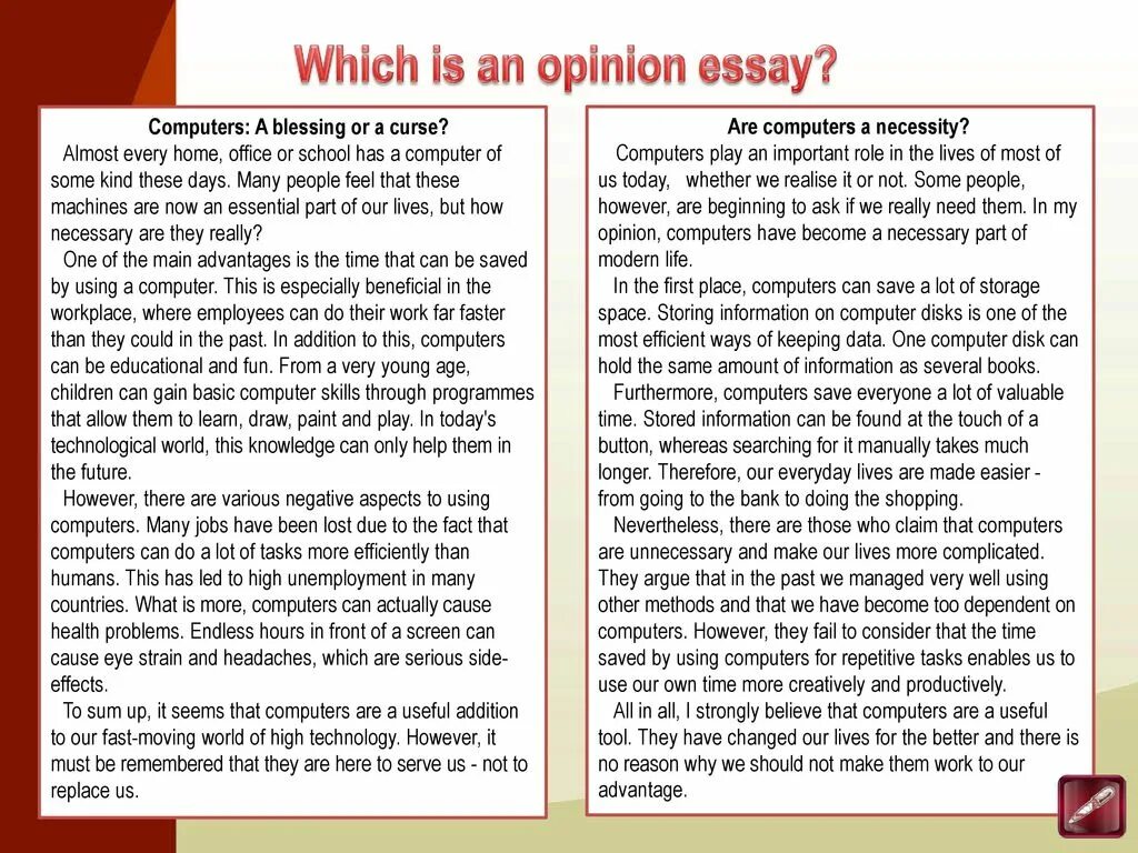That there can be other. Эссе на тему Computers a Blessing or a Curse. Сочинение opinion essay. Эссе по английскому. Эссе по английскому на тему компьютеры.