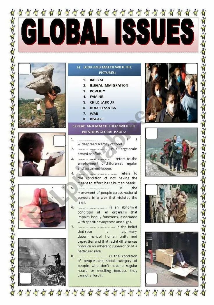 Global Issues Vocabulary. Global Issues Worksheets. Global Issues ESL. Global Issues задания по английскому языку.