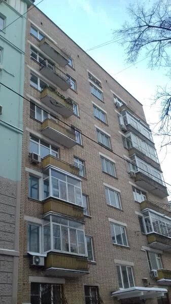 Москва, Сивцев Вражек переулок дом 37/16. многоквартирный дом