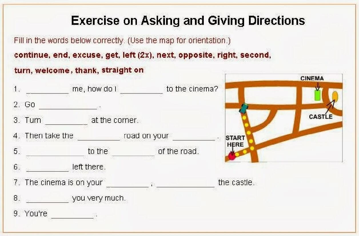 How to get to dialogues. Directions задания. Giving Directions упражнения. Карта giving Directions. Giving the Directions задания.