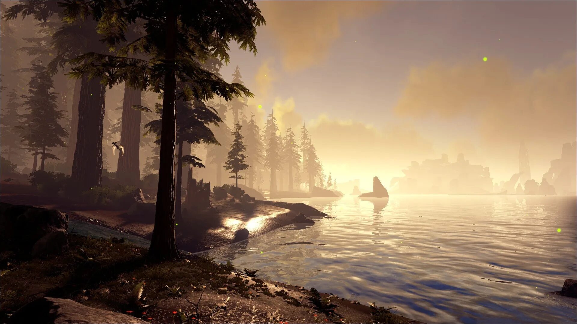 Квадратный арк. АРК сурвайвал пейзажи. Ark Survival Evolved пейзажи. АРК красивые пейзажи. Красивые пейзажи в играх.