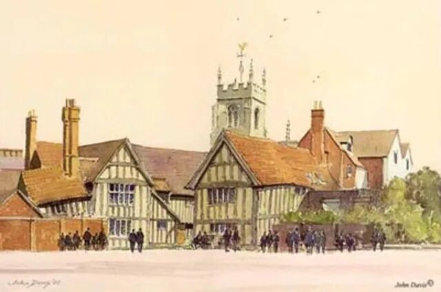 Stratford upon Avon Shakespeare's Grammar School. Стратфорд на Эйвоне 16 век. Shakespeare Grammar School in Stratford upon Avon. Стратфорд-апон-эйвон Шекспир.