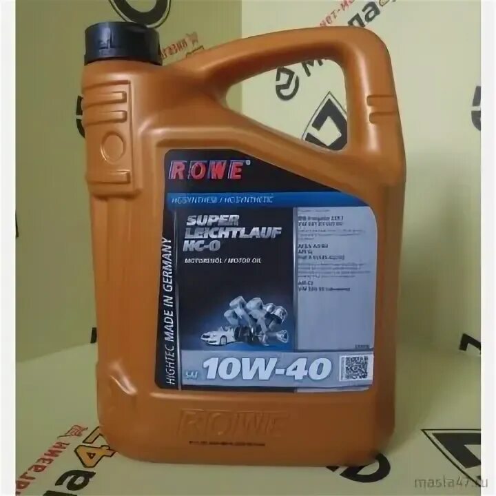 Моторное масло Rowe 10w 40. Моторное масло Rowe 10w 40 дизельное. Rowe Hightec 10w-40 super Leichtlauf HC-O 5л. Моторное масло Rowe 5w30. Масло ров 5w40