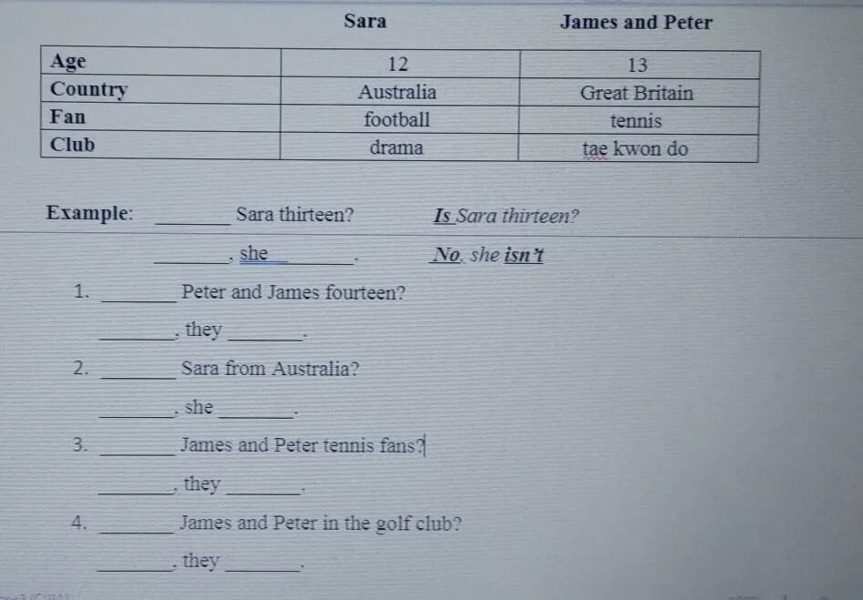 Complete the questions and short answers. Complete the questions and short answers 6 класс. Look at the Table. Write questions and short answers. Complete the questions and short answers 5 класс. Complete the short answers.