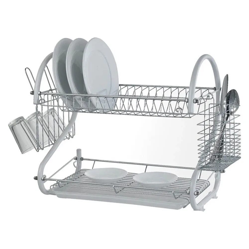 Двухъярусная сушилка для посуды с поддоном 2-layer dish Drainer. Сушилка для посуды ALIEXPRESS 304 Stainless Steel Kitchen dish Drainer. Dish Rack сушилка для посуды. Сушилка для посуды Kitchen Rack.