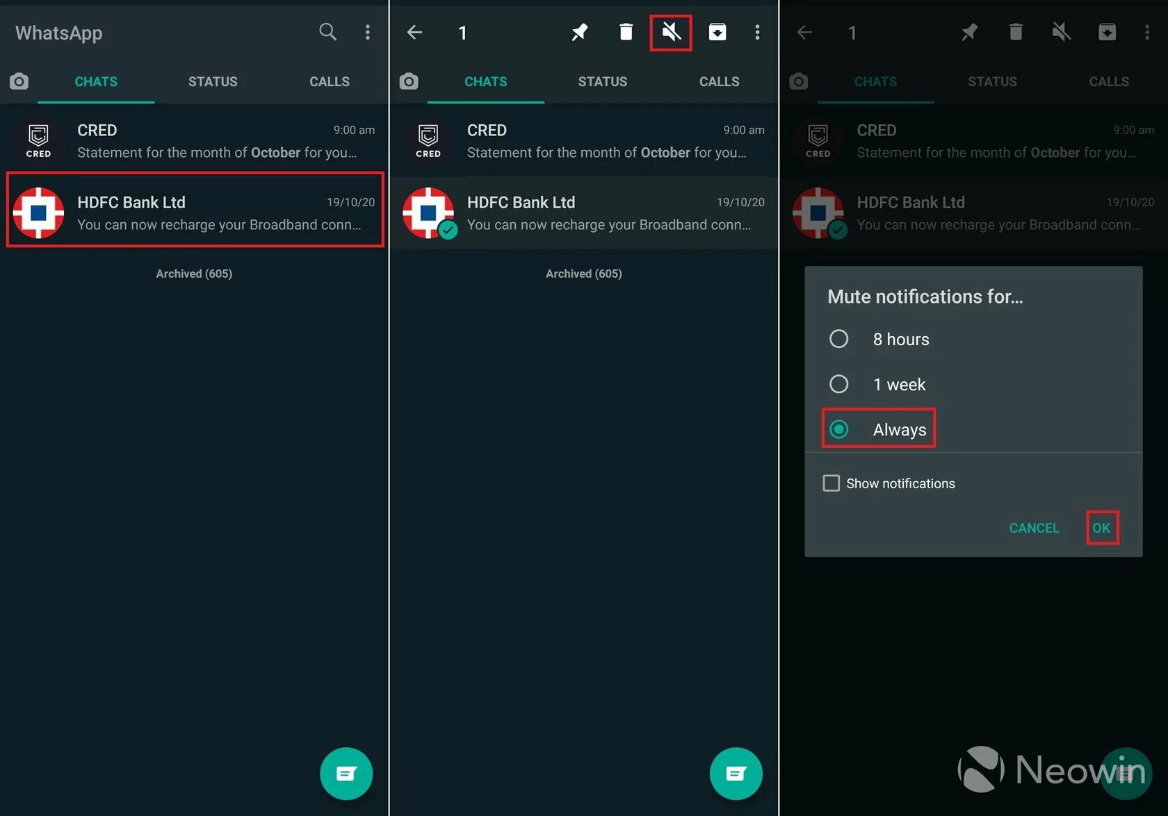 WHATSAPP Now. Mute all chat. Включи звук чата